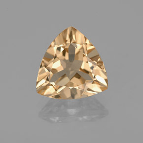 2.88 ct Yellow Golden Beryl Gemstone, Golden Beryl Gem in Trillion Facet Shape for Sale.