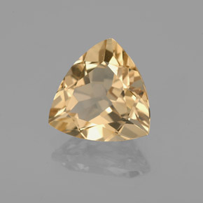 2.88 ct Yellow Golden Beryl Stone, Natural Golden Beryl in Trillion Facet Shape for Sale