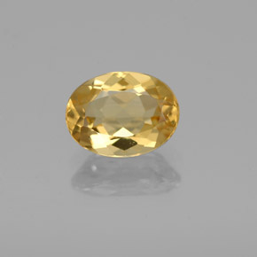 1.11 ct Yellow Golden Beryl Gemstone, Golden Beryl Gem in Oval Facet Shape for Sale.