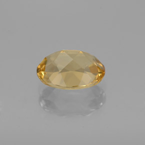 Golden Beryl Gemstone in 8.4 x 6.4 mm Size for Sale, Golden Beryl Stone in Yellow Color