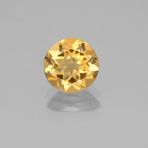 1.20 ct Yellow Golden Beryl Gemstone, Golden Beryl Gem in Round Facet Shape for Sale.