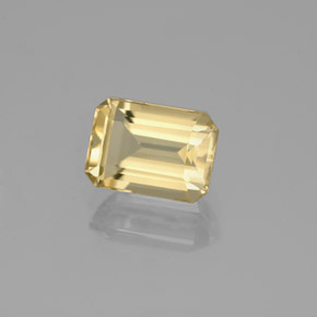 1.63 ct Yellow Golden Beryl Stone, Natural Golden Beryl in Octagon Facet Shape for Sale