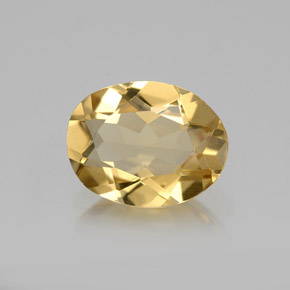 1.65 ct Yellow Golden Beryl Stone, Natural Golden Beryl in Oval Facet Shape for Sale