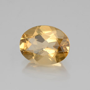 1.57 ct Yellow Golden Beryl Stone, Natural Golden Beryl in Oval Facet Shape for Sale