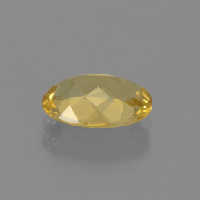 Golden Beryl Gemstone in 10.1 x 7.1 mm Size for Sale, Golden Beryl Stone in Yellow Color