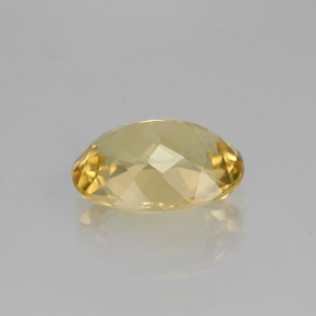 Golden Beryl Gemstone in 9.6 x 7.5 mm Size for Sale, Golden Beryl Stone in Yellow Color