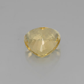 Golden Beryl Gemstone in 7.1 x 6.7 mm Size for Sale, Golden Beryl Stone in Yellow Color