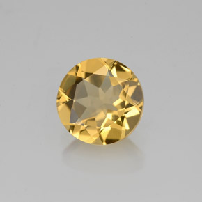 1.09 ct Yellow Golden Beryl Stone, Natural Golden Beryl in Round Facet Shape for Sale