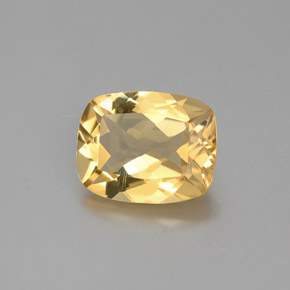 1.81 ct Yellow Golden Beryl Stone, Natural Golden Beryl in Cushion-Cut Shape for Sale