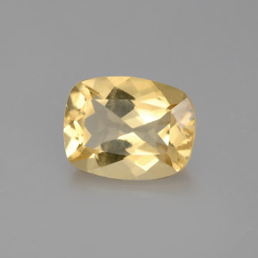 1.95 ct Yellow Golden Beryl Stone, Natural Golden Beryl in Cushion-Cut Shape for Sale
