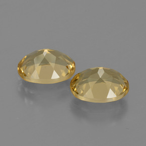 Golden Beryl Gemstones in 9 x 7 mm (calibrated) Size for Sale, Golden Beryl Stones in Golden Color