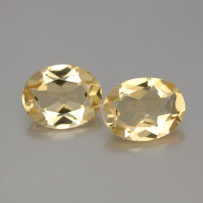 3.16 ctw Golden Golden Beryl Gemstones, Golden Beryl Gems in Oval Facet Shape for Sale.