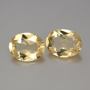 3.16 ctw Golden Golden Beryl Stones, Natural Golden Beryl in Oval Facet Shape for Sale