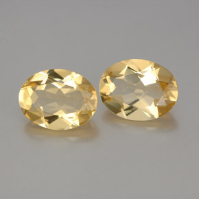 3.29 ctw Golden Golden Beryl Stones, Natural Golden Beryl in Oval Facet Shape for Sale