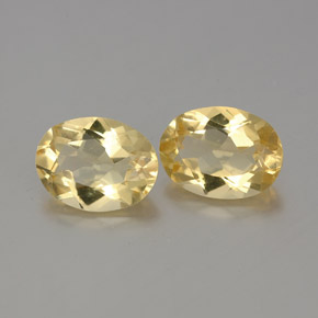 2.12 ct Yellow Golden Beryl Stone, Natural Golden Beryl in Oval Facet Shape for Sale
