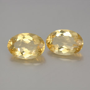 3.08 ctw Yellow Golden Beryl Stones, Natural Golden Beryl in Oval Facet Shape for Sale