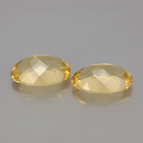 Golden Beryl Gemstones in 9.5 x 6.5 mm Size for Sale, Golden Beryl Stones in Yellow Color