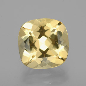 2.83 ct Yellow Golden Beryl Gemstone, Golden Beryl Gem in Cushion-Cut Shape for Sale.