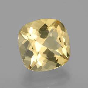 2.83 ct Yellow Golden Beryl Stone, Natural Golden Beryl in Cushion-Cut Shape for Sale