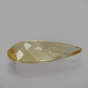 Golden Beryl Gemstone in 16.6 x 7.2 mm Size for Sale, Golden Beryl Stone in Yellow Color