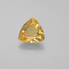 1.17 ct Yellow Golden Beryl Gemstone, Golden Beryl Gem in Trillion Facet Shape for Sale.