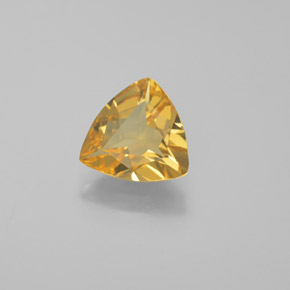 1.17 ct Yellow Golden Beryl Stone, Natural Golden Beryl in Trillion Facet Shape for Sale