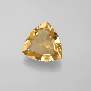 2.67 ct Yellow Golden Beryl Stone, Natural Golden Beryl in Trillion Facet Shape for Sale