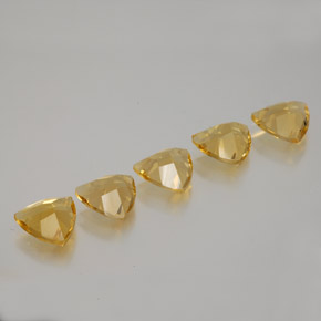 Golden Beryl Gemstone in 7 x 7 mm (calibrated) Size for Sale, Golden Beryl Stone in Yellow Color