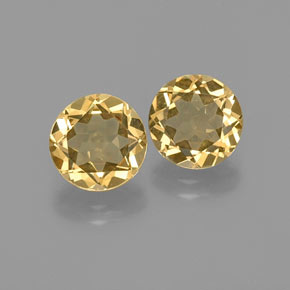 4.85 ct Yellow Golden Beryl Gemstone, Golden Beryl Gem in Round Facet Shape for Sale.