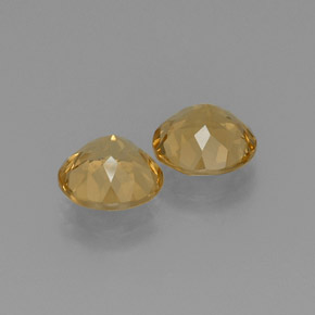 Golden Beryl Gemstone in 9 mm (calibrated) Size for Sale, Golden Beryl Stone in Yellow Color