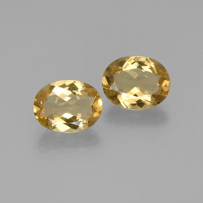 4.34 ct Yellow Golden Beryl Gemstone, Golden Beryl Gem in Oval Facet Shape for Sale.