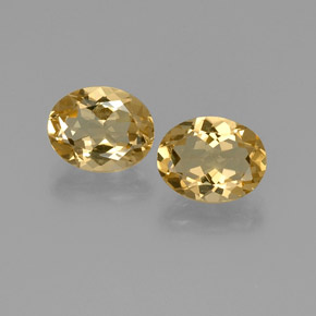4.69 ct Yellow Golden Beryl Gemstone, Golden Beryl Gem in Oval Facet Shape for Sale.