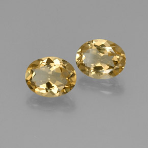 4.69 ct Yellow Golden Beryl Stone, Natural Golden Beryl in Oval Facet Shape for Sale
