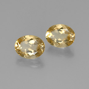 4.35 ctw Yellow Golden Beryl Stones, Natural Golden Beryl in Oval Facet Shape for Sale