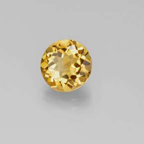 2.40 ct Yellow Golden Beryl Stone, Natural Golden Beryl in Round Facet Shape for Sale