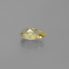 Golden Beryl Gemstone in 9 x 5.7 mm Size for Sale, Golden Beryl Stone in Yellow Color
