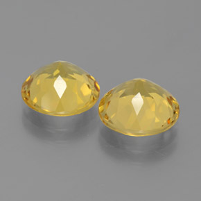 Golden Beryl Gemstone in 10 mm (calibrated) Size for Sale, Golden Beryl Stone in Yellow Color