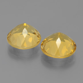 Golden Beryl Gemstone in 10 mm (calibrated) Size for Sale, Golden Beryl Stone in Yellow Color