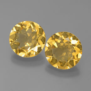 5.63 ct Yellow Golden Beryl Gemstone, Golden Beryl Gem in Round Facet Shape for Sale.