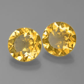 5.63 ct Yellow Golden Beryl Stone, Natural Golden Beryl in Round Facet Shape for Sale