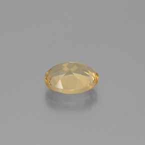 Golden Beryl Gemstone in 9 x 7 mm (calibrated) Size for Sale, Golden Beryl Stone in Yellow Color