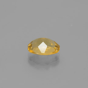 Golden Beryl Gemstone in 9 x 7 mm (calibrated) Size for Sale, Golden Beryl Stone in Yellow Color