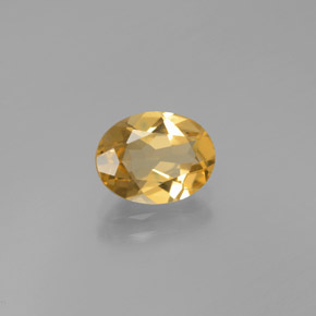 1.60 ct Yellow Golden Beryl Stone, Natural Golden Beryl in Oval Facet Shape for Sale