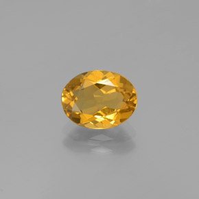 1.70 ct Yellow Golden Beryl Gemstone, Golden Beryl Gem in Oval Facet Shape for Sale.