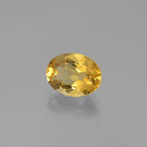 1.62 ct Golden Golden Beryl Stone, Natural Golden Beryl in Oval Facet Shape for Sale