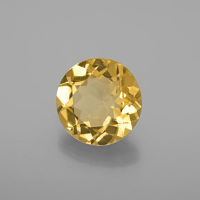 2.70 ct Yellow Golden Beryl Stone, Natural Golden Beryl in Round Facet Shape for Sale
