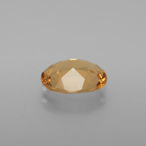 Golden Beryl Gemstone in 9 x 7 mm (calibrated) Size for Sale, Golden Beryl Stone in Medium Orange Color