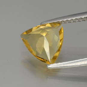 Golden Beryl Gemstone in 8 x 7.7 mm Size for Sale, Golden Beryl Stone in Yellow Color