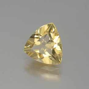 1.32 ct Yellow Golden Beryl Stone, Natural Golden Beryl in Trillion Facet Shape for Sale