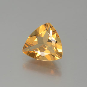 1.32 ct Yellow Golden Beryl Stone, Natural Golden Beryl in Trillion Facet Shape for Sale